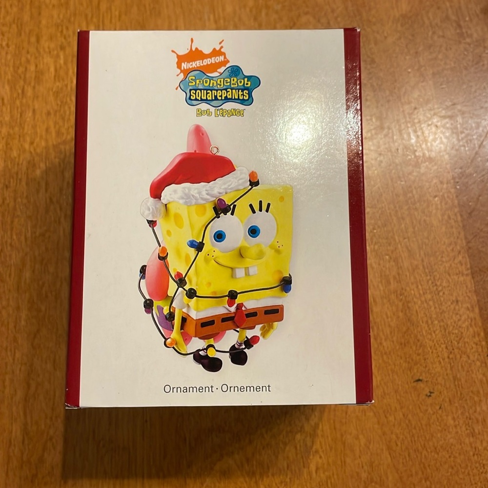 Heirloom ornament collection, SpongeBob SquarePants, and Patrick star